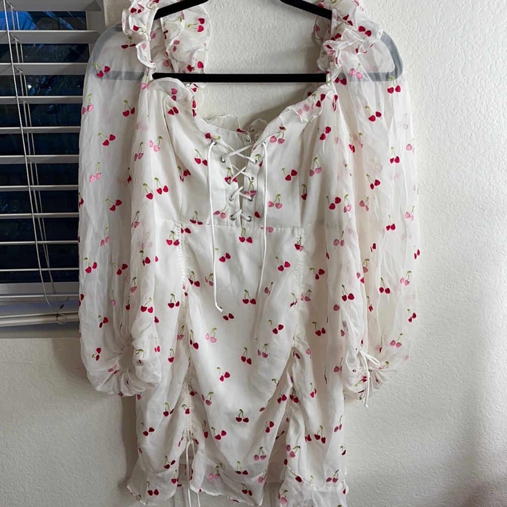 FOR LOVE AND FOR LEMONS CHERRY DRESS ❤️